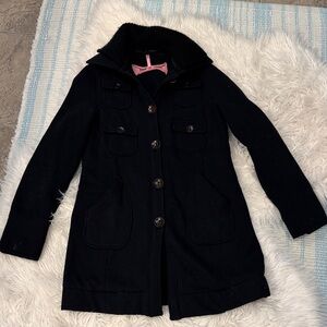 Women's Knitted Dove Black sweatshirt Coat